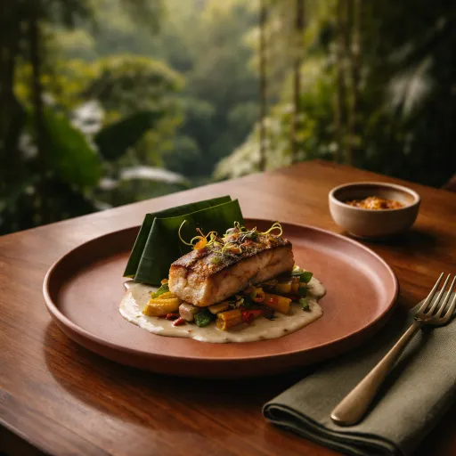 Elevated dining at hanging gardens restaurant in Bali’s lush jungle